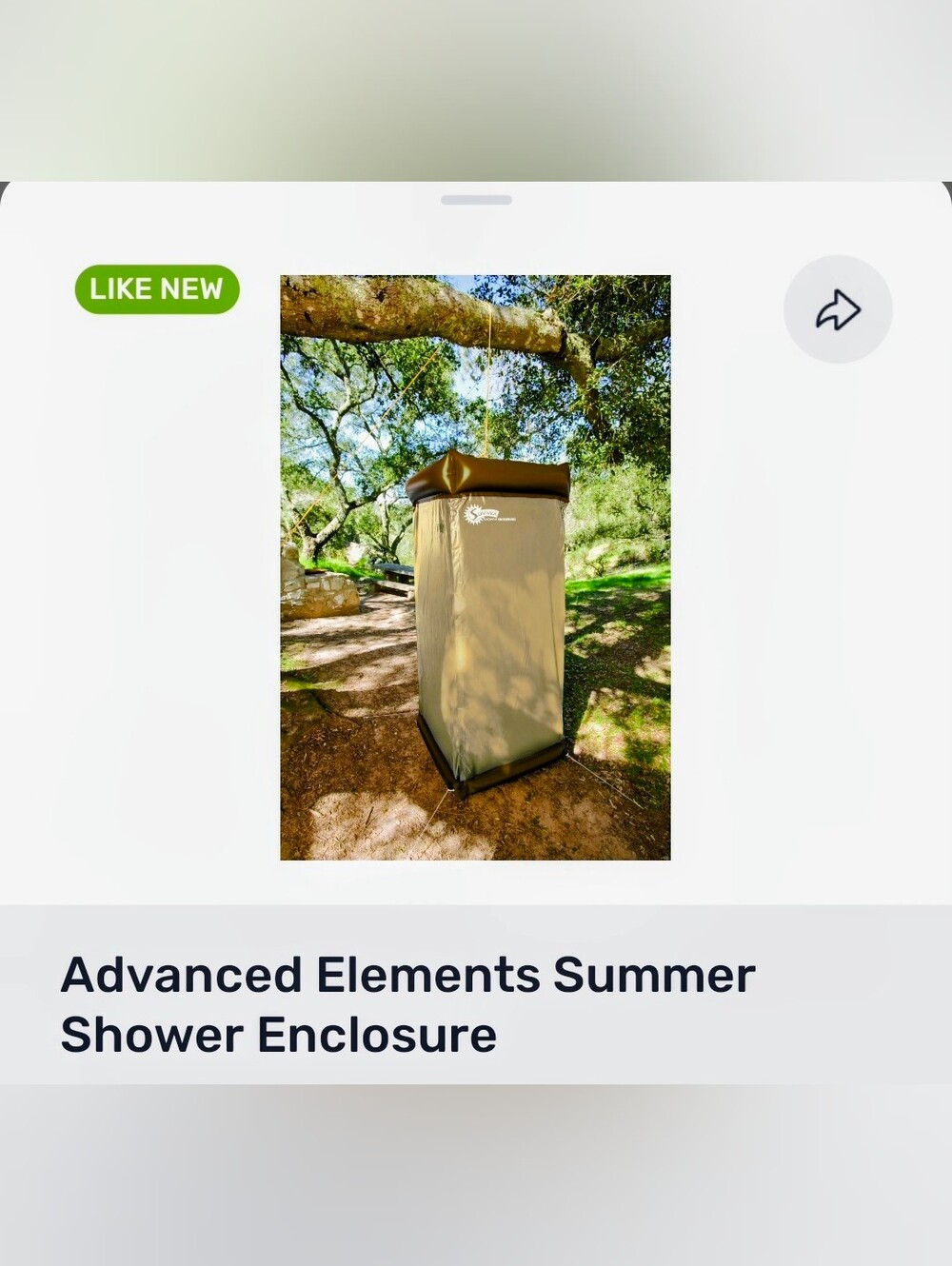 Out Door Summer Shower Enclosure -